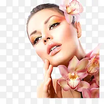 化妆的女人