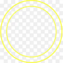 黄色圆圈线条