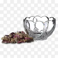 花瓣玻璃碗
