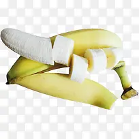 切成段的香蕉