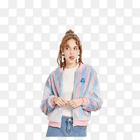 高清摄影甜嘴巴的美女