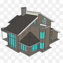 3D立体房屋图