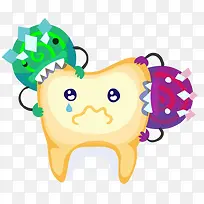 牙齿上的细菌
