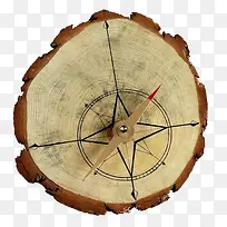 树的年轮指南针