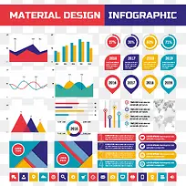个性商务信息图表设计矢量素材,