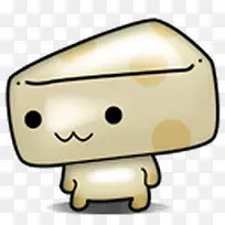 白色奶酪小人