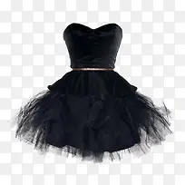 黑纱连衣裙
