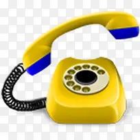黄色的电话电话telephone-icons