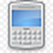 黑莓手机白色的图标