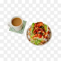 下午茶餐点免抠素材