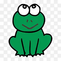 一只绿青蛙