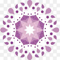 紫色水晶花纹