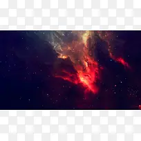 红色火焰黑色背景