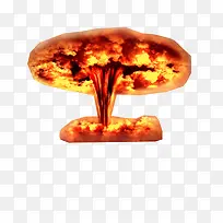 核爆炸蘑菇云硝烟