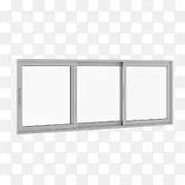三扇简单格子窗