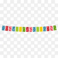 彩旗生日矢量素材29