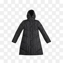 黑色女装保暖衣服棉袄实物