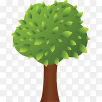绿树png矢量素材