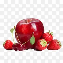 苹果草莓 素材
