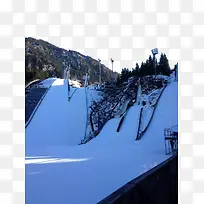 冬日滑雪场