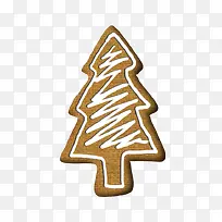 棕色创意圣诞树饼干