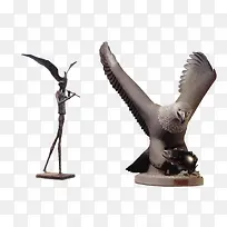 鸟类雕塑
