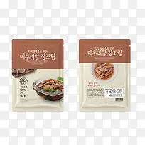 食物韩式食品包装袋