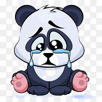 哭泣的熊猫