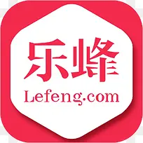 手机乐蜂网购物应用图标logo