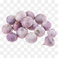 一堆紫皮大蒜