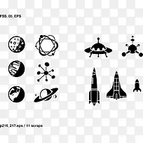 航天主题图标