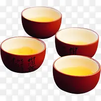 手绘摄影质感茶道茶具