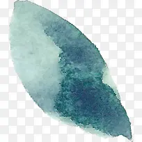 绿色水粉叶子
