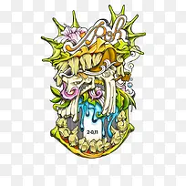 卡通涂鸦元素