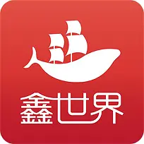 手机鑫世界应用图标logo设计