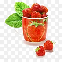 一杯草莓