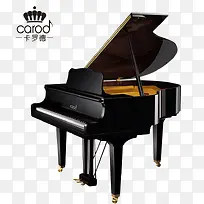 卡罗德黑色立式钢琴不含琴凳