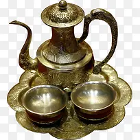 藏族茶器素材