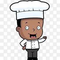 非洲卡通厨师