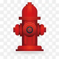 红色路边火警消防栓