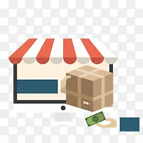 矢量图案素材付款支付现金