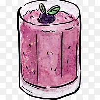 紫色果汁