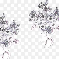 手绘花朵