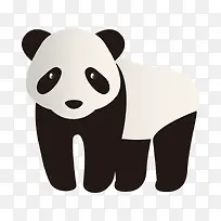 卡通手绘可爱的大熊猫