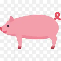 粉色可爱猪猪