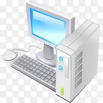 矢量电脑台式机