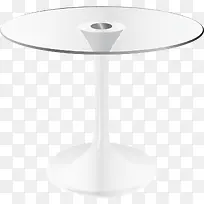 圆形玻璃桌子模型