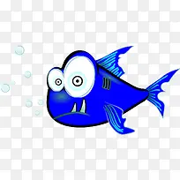 蓝色的食人鱼