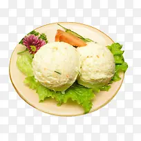 生菜土豆泥