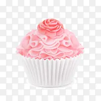 粉色甜品蛋糕矢量图